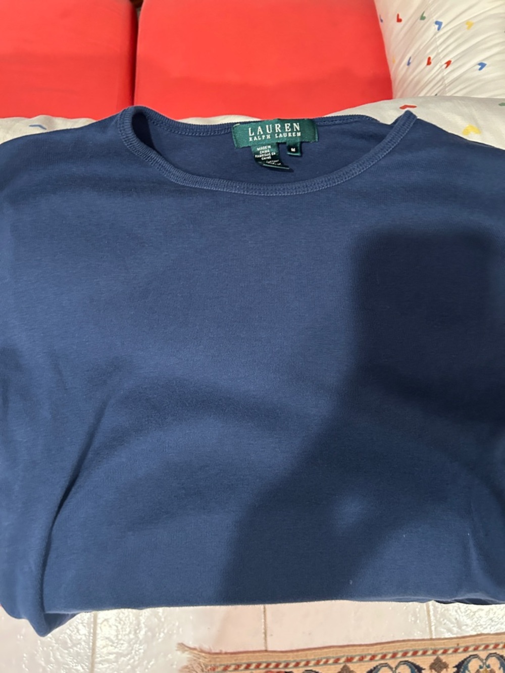 Ralph Lauren Navy Blue Crewneck Sweatshirt